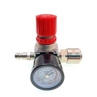 Luftkompressor-Druckregler, pneumatischer Druckregler 1/4 Zoll, Druckregelventil mit 140 psi 12 bar Anschluss