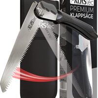 Robuste und zuverlässige Klappsäge mit Safety-Lock Mechanismus aus rostfreiem Karbonstahl für den Garten oder Outdoor-Ausflug
