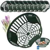 Pflanzkörbe für Blumenzwiebeln, 10er Set, ideal für den Einsetzen von Zwiebeln aller Art, hochwertige Produkte mit großer Sorgfalt entwickelt und hergestellt