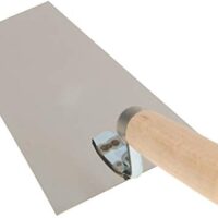 Maurerkelle aus Edelstahl mit Holzgriff für professionelle Bauteams und DIY-Mauererarbeiten