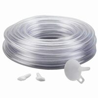 Transparente Schlauchwasserwaage mit 20 Metern Länge und Ø 8mm Durchmesser, ideal für Wassermessungen in Gartenbau und Heizungstechnik