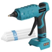 Kabellose Heißklebepistole für Makita 18V Akku, schnelle Aufheizzeit und präzise Kupferdüse für DIY Projekte, Handwerk und Reparaturen