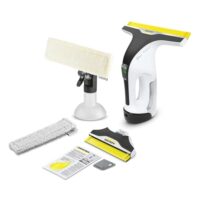 Kärcher Akku-Fenstersauger WV 7 Signature Line, effektive Reinigung Ihres Hauses, langlebige Batterie, LED-Ladezustandsanzeige, zwei Absaugdüsen, Sprühflasche mit Mikrofaserbezügen