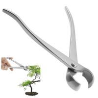 Konkavzange aus Edelstahl mit ergonomischem Griff, ideal für Baumschnitt, Strauchschnitt und Blumenschnitt