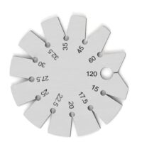 Schräglehre mit Winkelmesser und Edelstahl, 15-120 Grad Messbereich, hochpräzise Messung der Messerkante