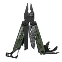 Leatherman Signal Multi-Tool mit 19 Werkzeugen für Camping und Survival, grün