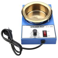 Löttopf für Metalllöten, Entlötbad mit Kapazität, Zinnofen und Schmelzofen für Hobby Giessen, EU-Stecker 220V