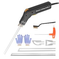 Minenice 300W Styroporschneider, Heißschneider für Seile mit Temperatur Einstellung, Styrocutter mit vier Klingen für EPS, EPP, KT Board und andere Materialien