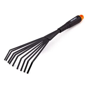 Handrechen mit 9 elastischen Zinken, ideal für den Garten und Außenbereich
