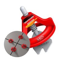 Verlegehilfe für Fliesen, Nivelliersystem, Set mit 1mm, 1.5mm, 2mm und 3mm Laschen und Zughauben