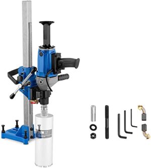 MSW Kernbohrgerät mit Ständer Diamantbohrmaschine, 2880 Watt, 1200 U/min, geeignet für Diamantbohrkronen, Kernbohrer, Kernlochbohrmaschine für Nass und Trocken