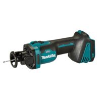 Makita DCO181Z Akku-Rotationsschneider 18 V ohne Akku und Ladegerät, professionelles Komfortgerät für verschiedene Arbeiten.