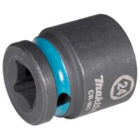 Makita E-16209 Impact Schlagnuss 1/2 Zoll SW24 kurz, Chrom-Molybdän, 38 mm lang