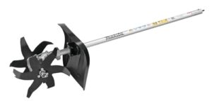 Makita 195707-2 Kultivatoraufsatz KR400MP, Aufsatz zum Auflockern und Kultivieren von Beeten, Arbeitsbreite 16 cm, passend für Akku-Multifunktionsantrieb UX01G, DUX60, DUX18