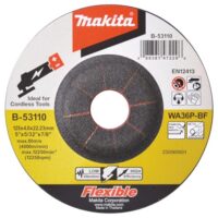 Makita B-53110 Schruppscheibe 125 x 4,0 mm flexibel für Stahl und Edelstahl