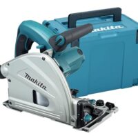Makita Tauchsäge im Makpac, SP6000J - Präzise Schnitte in verschiedenen Materialien - Führungsschiene für präzise Ergebnisse - Längere Leistungsdauer