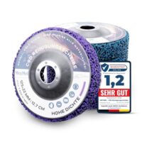 MeyMel 5 Stück Premium CSD Scheibe 125mm 3x Grob & 2x Mittel | Hochleistungs- Bruchsichere Reinigungsscheibe | Für Winkelschleifer 125mm | Rostentferner für Flex | Holz Metall Stein Beton