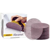 Mirka Abranet Netz-Schleifscheiben für Schleifen von Holz, Spachtel, Lack und Kunststoff mit Korn P120
