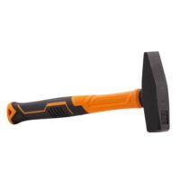 Schlosserhammer 500 g mit Fiberglasstiel, universelles Werkzeug für Schlosser, hochwertiger Kohlenstoffstahl, ergonomischer Griff aus Glasfaser und Gummimaterial
