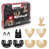 Original Einhell XL-PLUS-CASE 10-tlg. Multitool-Set mit verschiedenen Werkzeugen und einem Dremel-Adapter