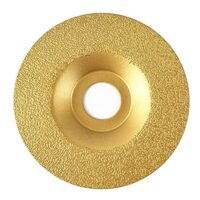 NBB gelötete Diamant-Schleifscheibe für Trocken- oder Nass Schleifen auf Granit, Marmor, Keramik, Fliesen, Porzellan, Stein, Mauerwerk mit 22,23-mm-Aufnahme und Winkelschleifer