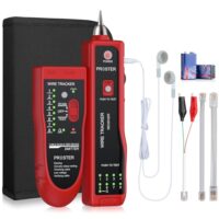 Netzwerkkabel-Wire-Tracker-Kabeltester-Proster-XQ-350-Hochempfindlicher-Handheld-Telefonkabeltester-Wire-Tracker-für-LAN-Ethernet-BNC-RJ45-RJ11-Tester-Rot