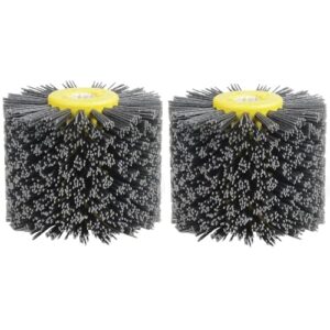 ZPJWYME 2Pcs Nylonbürsten #120 Körnung Polierbürste für Holz Bürsten Maschine, hochwertige Materialien, ideal für das Polieren von Holz