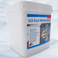 Umweltschonendes Streumittel als Alternative zu Streusalz, tierfreundlich und effektiv bis -50°C
