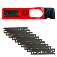 10 Stück 48 mm Chromhobelklingen Ersatz für RALI 105, 220, 260 Hobel