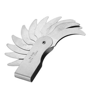 Messwerkzeug für konvexe und kon cave Oberflächen, Edelstahl, Radiusmesser 25-50mm