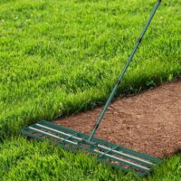 Rasenrechen, Rasenrakel, Nivellierrechen, Gartenarbeit, Rasenpflege, Multifunktionaldesign
