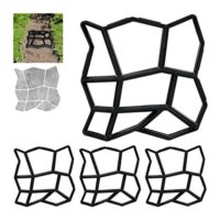 Pflasterformen für Gartenwege, Betonplatten erstellen, robustes Material, wiederverwendbar, umweltfreundlich und kosteneffizient