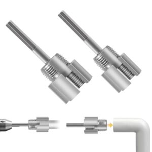 Zwei Stück Rohrgewindeschneider zum Innen- und Außengewindeschneiden von Rohren, PVC-Rohr-Wasserrohr Werkzeug für Heimwerker