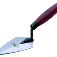 Hochwertige Rolson Spitzkelle mit langen Klinge aus gehärtetem Stahl und gepolsterter Griff. Ideal für Heimwerker und Profis.