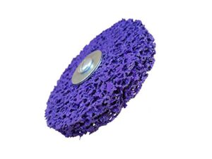 Effektive Entfernung von Rost, Korrosion und Verschleiß mit der Rostio CSD Scheibe Schleifscheibe CBS Reinigungsscheibe Rostentferner LILA Purple