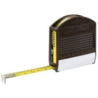 STANLEY Maßband Bandmass Panoramic mit Sichtfenster, 3 m Länge und 12,7 mm Massbreite für präzise Messungen auf Baustellen und in Werkstätten