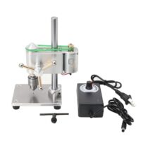 SUDEG Säulenbohrmaschine, Mini-Bohrmaschine mit Drehzahlregulierung, Tischbohrmaschine für Metall-Holz-Schmuck-DIY-Bohrungen