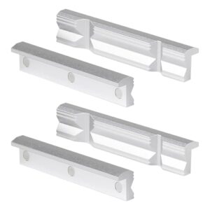 Hochwertige Aluminium-Schraubstockbackenabdeckungen mit prismatischem Design, starker Magnetismus und weitem Anwendungsbereich