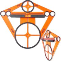 Hochwertige Schablone für Fliesenloch, Geberit Vorwandsystem, Gestell und Nivellierwerkzeug. Universal einsetzbar und kompatibel mit meisten Geberit-Modellen.
