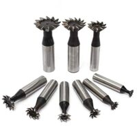 Schaftfräser mit 12 mm Durchmesser und 60 Grad Schneidewinkel, ideal für Bearbeitung von Schwalbenschwanz-Rillenschneidern, hochwertigem HSS-Stahl gefertigt, langlebige Konstruktion