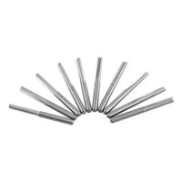 10 Stücke 3,175mm Schaftfräser für CNC Fräsen, hohe Anwendungsfähigkeit, für MDF, Spanplatte, PVC und Harz geeignet