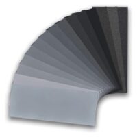 Hochwertiges Schleifpapier-Set mit verschiedenen Körnungen von 80 bis 3000 für das Polieren und Schleifen verschiedener Materialien wie Auto, Holzmöbel, Stein, Lack, Metall und Glas.