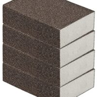 Schleifschwamm 4er Set mit robusten Korung K60-220, ideal für DIY-Projekte und Bearbeitung von verschiedenen Materialien