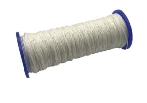 Schnur für Plissees 0,8 mm - Weiß - 20 Meter - Spannschnur für Plissee