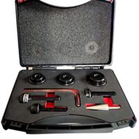 Schraublochstanzen Set mit 28,3 32 35mm Lochstanzen Blechlocher - hochwertige Werkzeuge aus Stahl für präzise und zuverlässige Arbeit auf verschiedenen Blechen