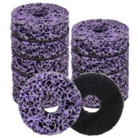 Grobe Reinigungsscheiben mit Nylon Gewebescheibe, ideal fuer Metall und Radnaben