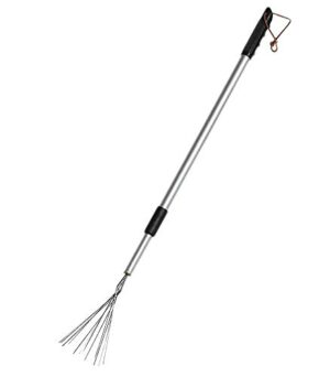 Laubschneidwerkzeug mit Teleskop-Funktionsweise für Gartenpflege, robuster Stahlrahmen und federnder Griff