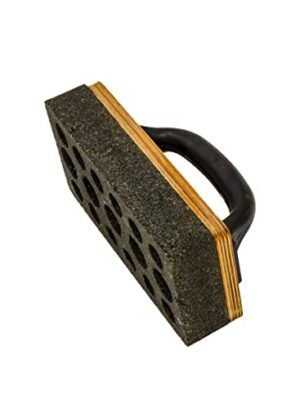 Schleifstein aus Siliciumcarbid mit Griff für Beton und Estrich 200 x 100 x 35 mm