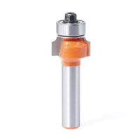 Abrundfräser 8mm Schaft, Rundfräser Standard Radiusfräser Radius 2mm, Abrundfräser Fräser Oberfräse mit Kugellager für Kantenfräse/Frästisch (Ø-Schaft 8mm, R2)