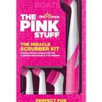 Der Wunderreiniger Kit von Stardrops, ein Set mit 4 Reinigungsbürstenköpfen für eine kraftvolle Reinigung von Oberflächen wie Keramik, Glas und Edelstahl.